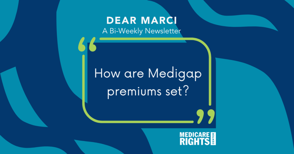 How are Medigap premiums set?